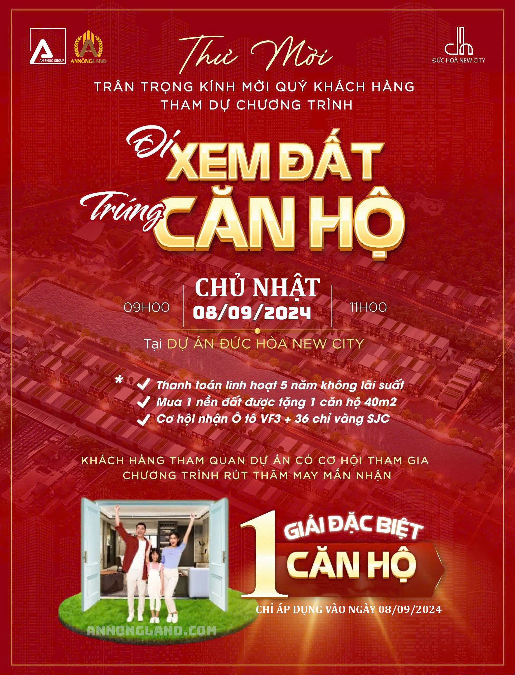 THƯ MỜI ĐỨC HÒA NEW CITY